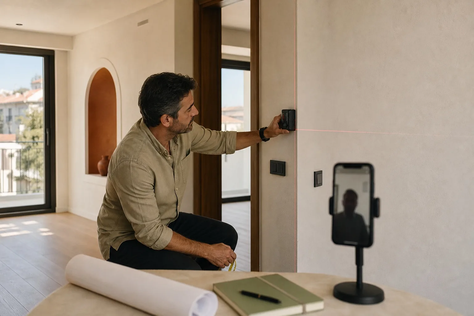 A local inspection of a property under review.